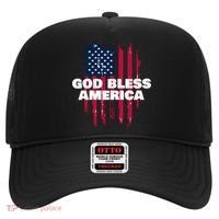American Flag God Bless America Patriotic Gift Hat thumb 0