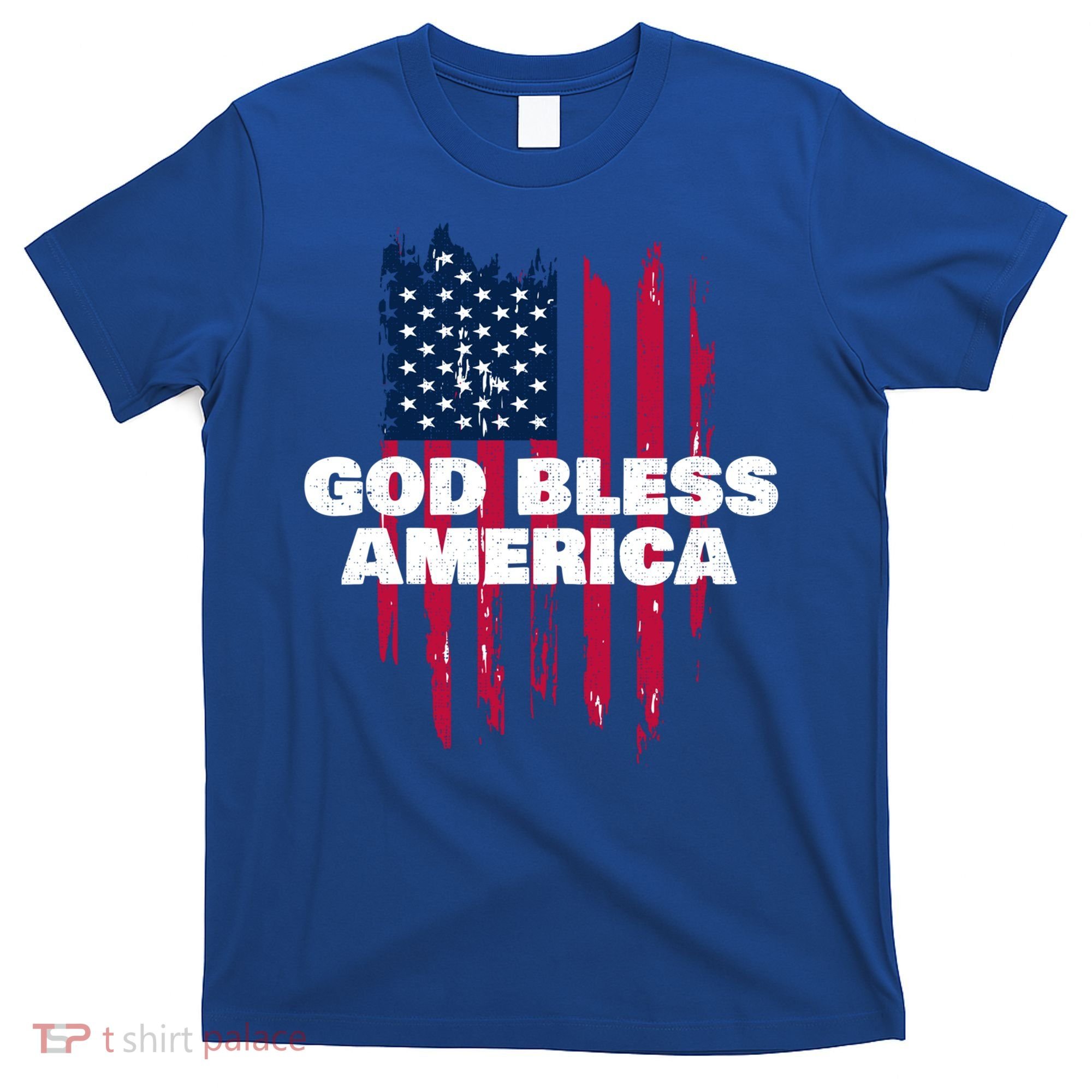 American Flag God Bless America Patriotic Gift T-Shirt