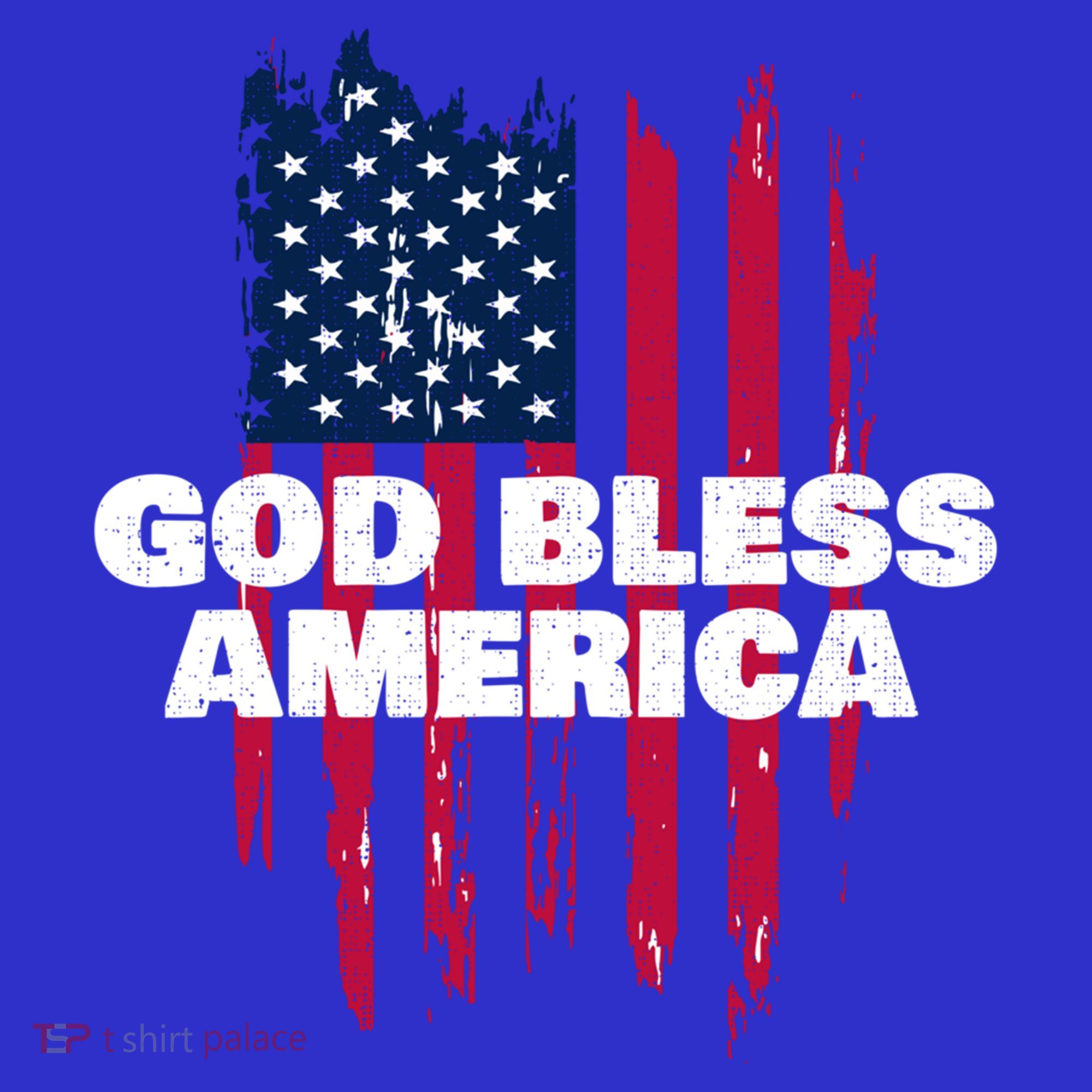 American Flag God Bless America Patriotic Gift Kids Sweatshirt