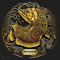 Arowana Fish Gold Women's Sweatshirt thumb 2