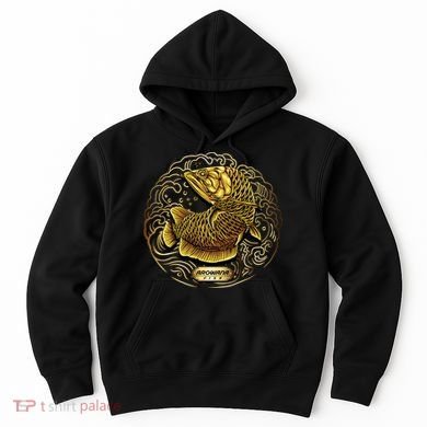 Arowana Fish Gold Hoodie