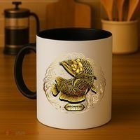 Arowana Fish Gold Coffee Mug thumb 4