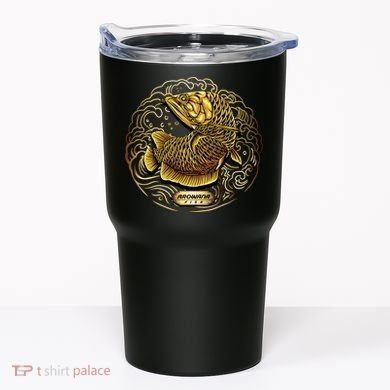 Arowana Fish Gold Tumbler