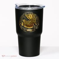 Arowana Fish Gold Tumbler thumb 0