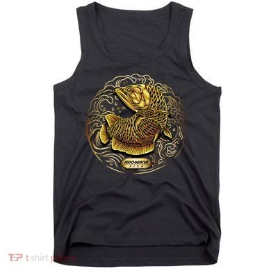 Arowana Fish Gold Tank Top