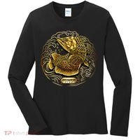 Arowana Fish Gold Women's Long Sleeve Shirt thumb 0