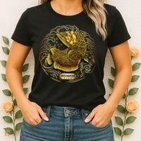 Arowana Fish Gold Women's T-Shirt thumb 2