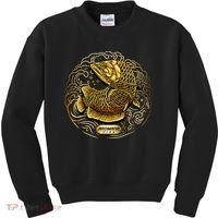 Arowana Fish Gold Kids Sweatshirt thumb 0