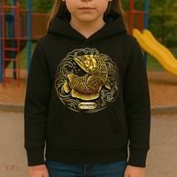 Arowana Fish Gold Kids Hoodie thumb 3