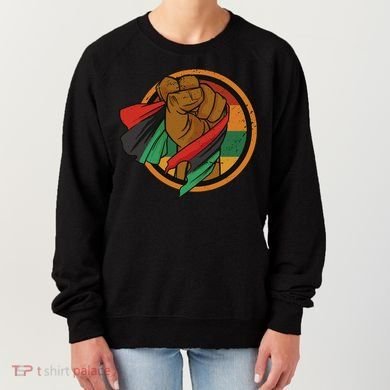 African Flag Hand Women's Sweatshirt