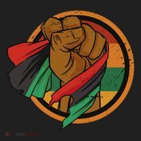 African Flag Hand Women's Sweatshirt thumb 2
