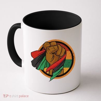 African Flag Hand Coffee Mug