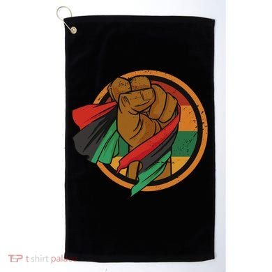 African Flag Hand Golf Towel