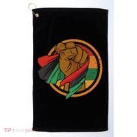 African Flag Hand Golf Towel thumb 0