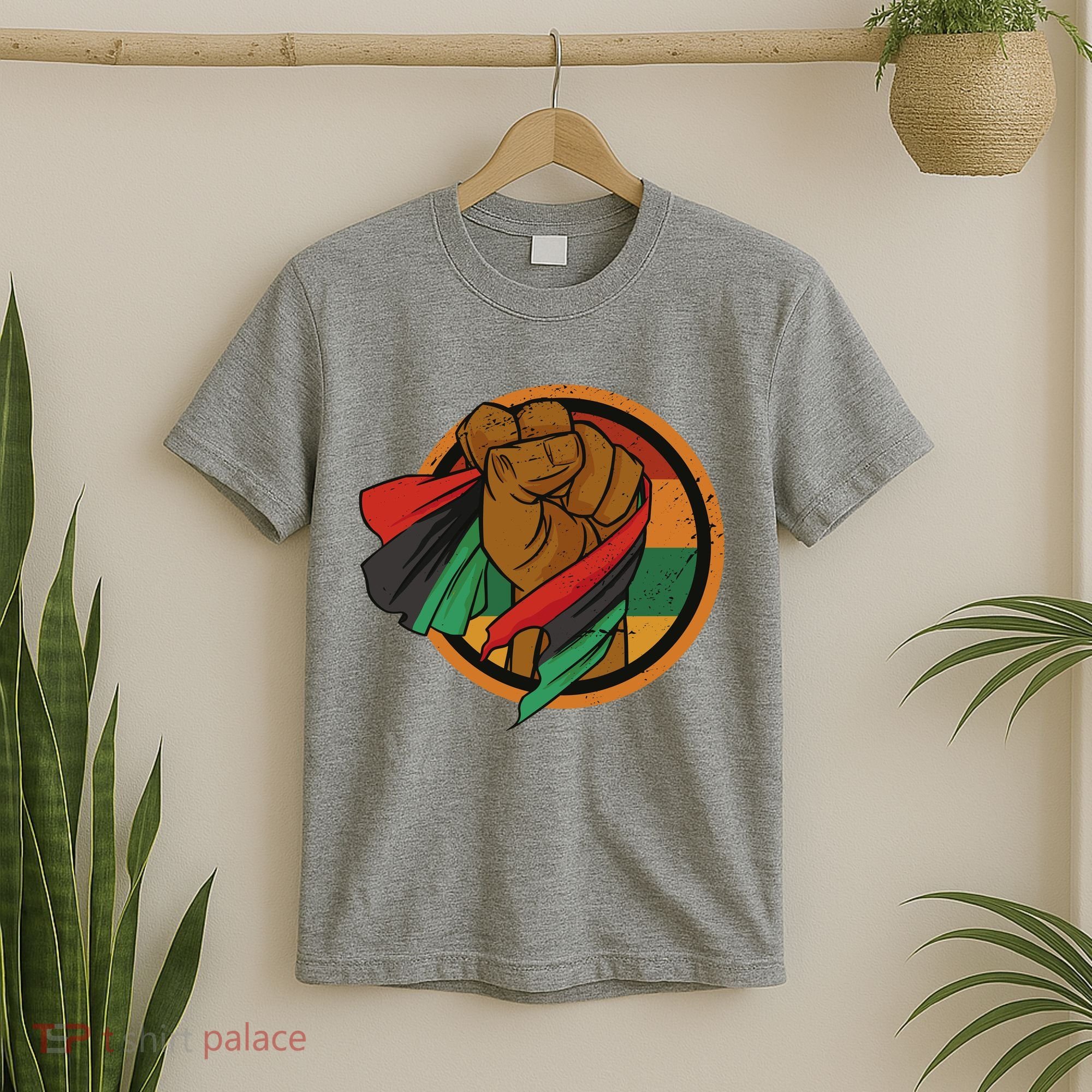 African Flag Hand T-Shirt
