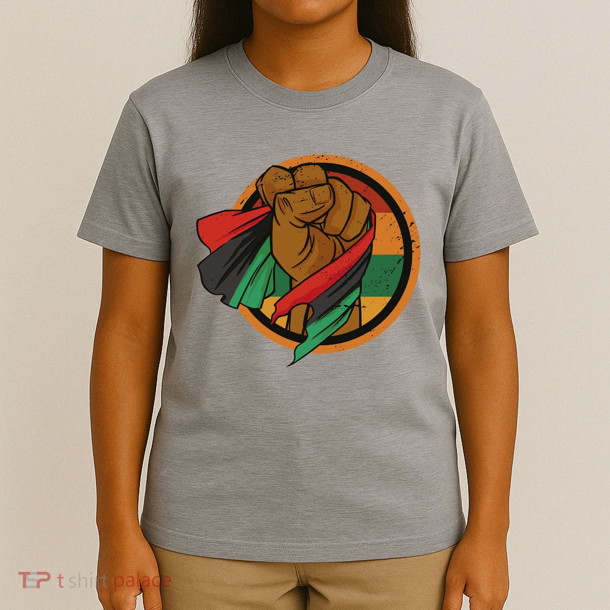 African Flag Hand T-Shirt