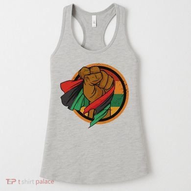 African Flag Hand Women's Tank Top