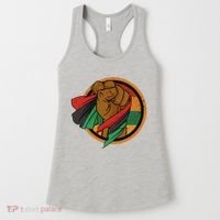 African Flag Hand Women's Tank Top thumb 0