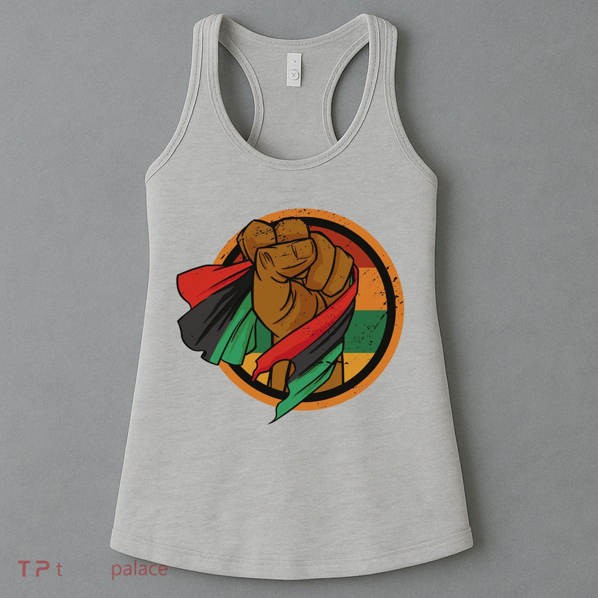 African Flag Hand Women's Tank Top