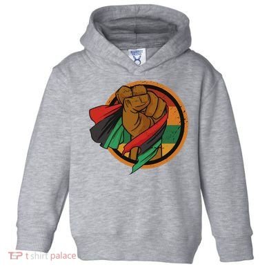 African Flag Hand Toddler Hoodie