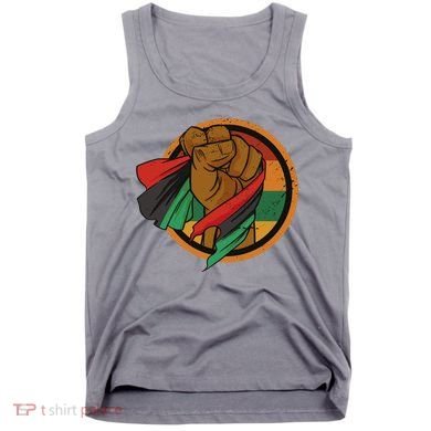African Flag Hand Tank Top