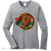 African Flag Hand Women's Long Sleeve Shirt thumb 0