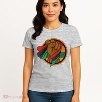 African Flag Hand Women's T-Shirt thumb 4