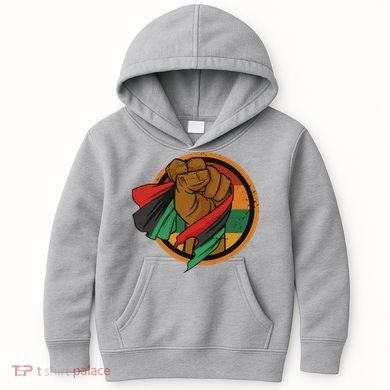 African Flag Hand Kids Hoodie