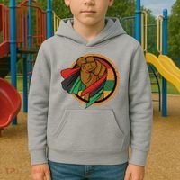 African Flag Hand Kids Hoodie thumb 2