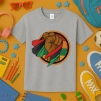 African Flag Hand Kids T-Shirt thumb 3