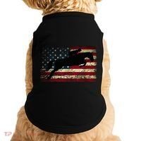 American Flag Horse Riding Show Jumping Doggie Tank thumb 0