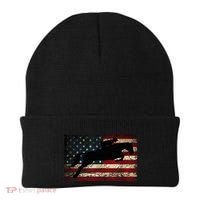 American Flag Horse Riding Show Jumping Beanie thumb 0
