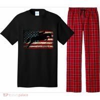 American Flag Horse Riding Show Jumping Pajama Set thumb 0