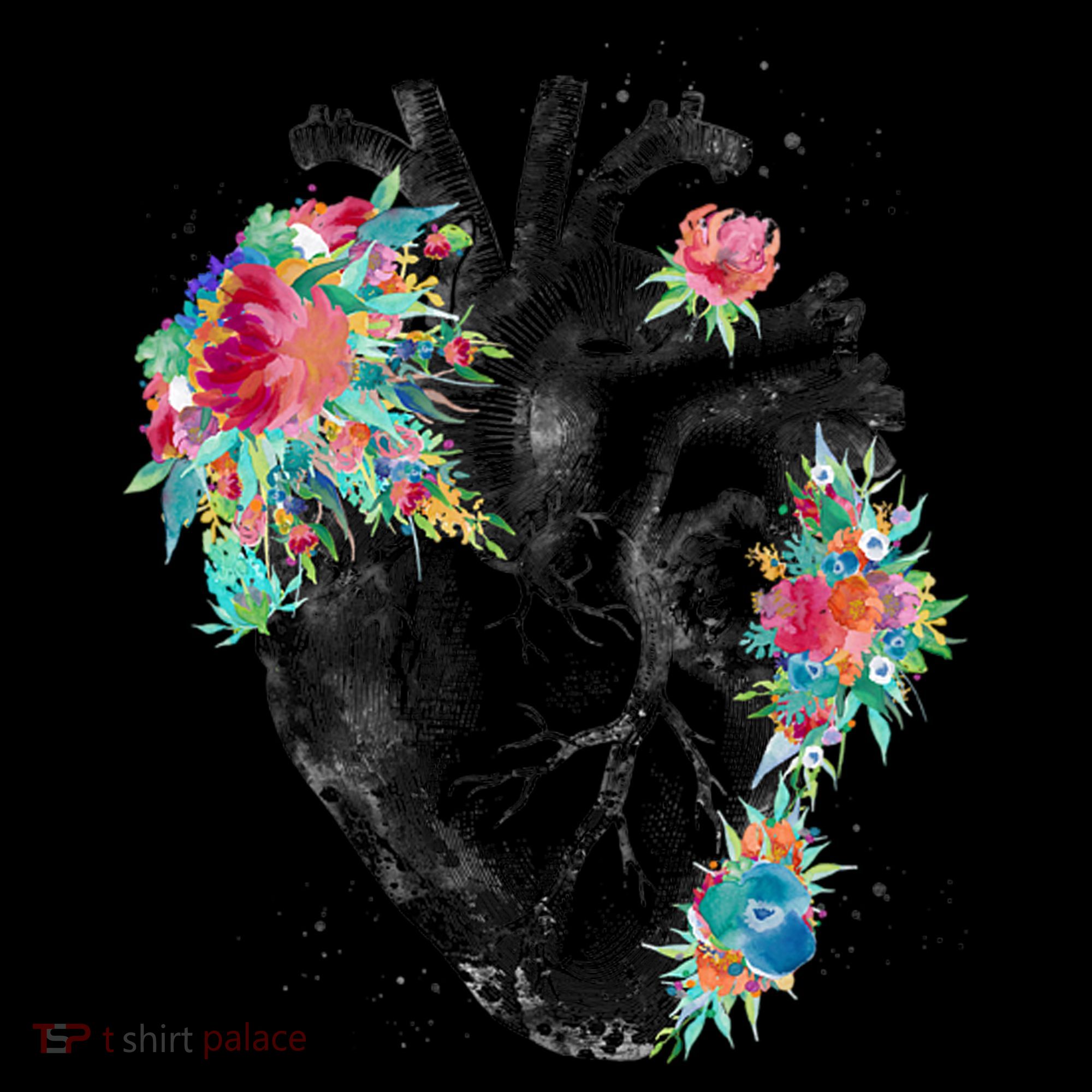 Anatomical Flower Heart Toddler Hoodie