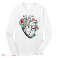 Anatomical Flower Heart Long Sleeve Shirt thumb 0