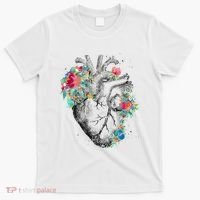 Anatomical Flower Heart T-Shirt thumb 0