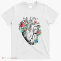 Anatomical Flower Heart T-Shirt thumb 0