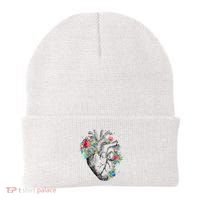 Anatomical Flower Heart Beanie thumb 0