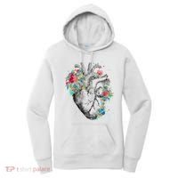 Anatomical Flower Heart Women's Hoodie thumb 0