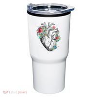 Anatomical Flower Heart Tumbler thumb 0