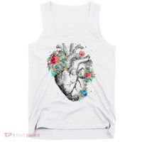 Anatomical Flower Heart Tank Top thumb 0