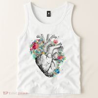 Anatomical Flower Heart Tank Top thumb 2