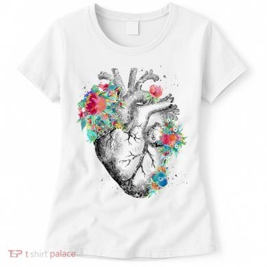 Anatomical Flower Heart Women's T-Shirt