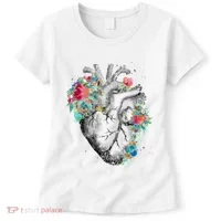 Anatomical Flower Heart Women's T-Shirt thumb 0