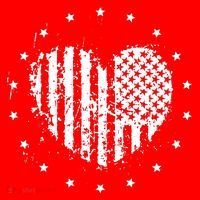 American Flag Heart 4th Of July Patriotic Love USA Women's Tank Top thumb 5