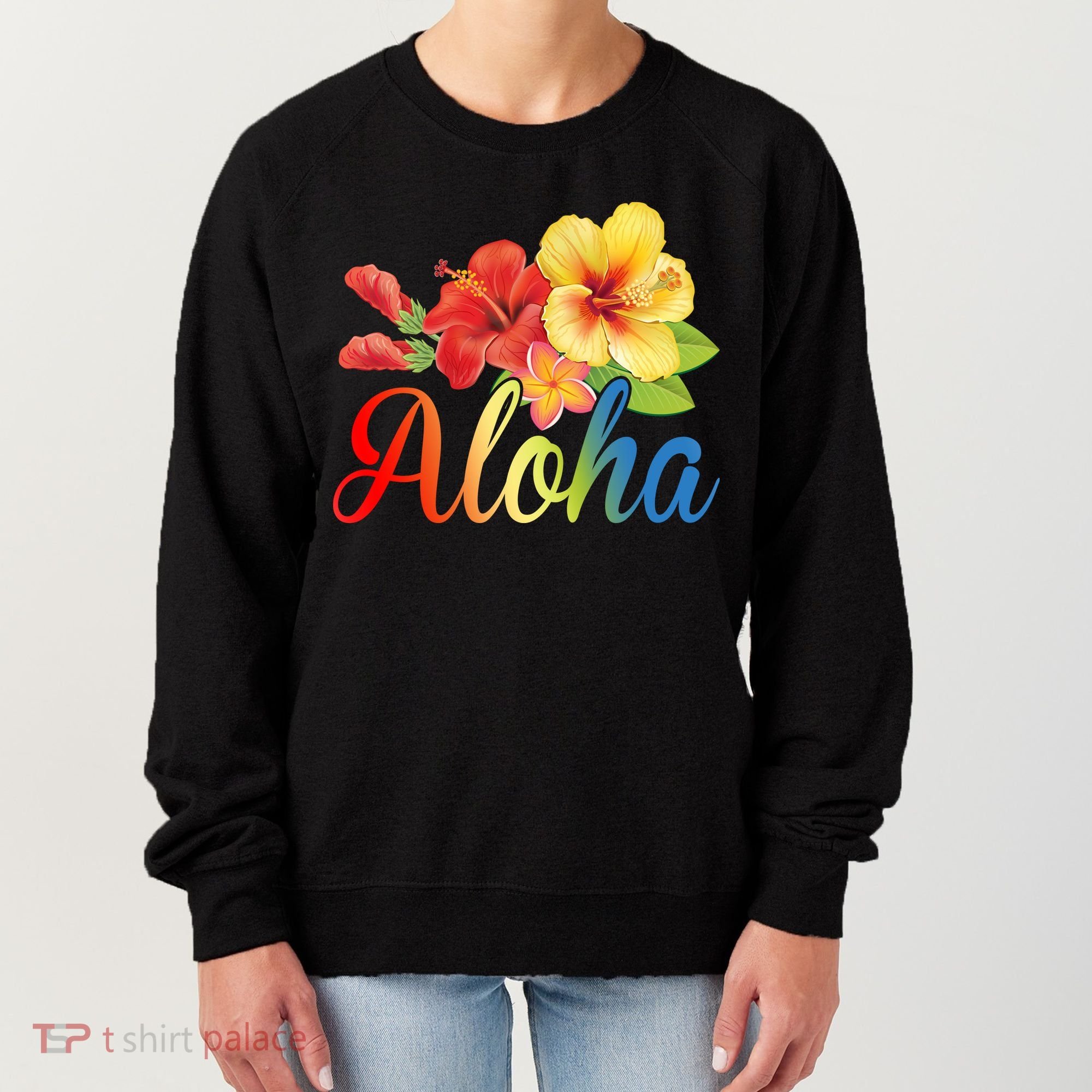Aloha Floral Hawaiian Tropical Women's Sweatshirt