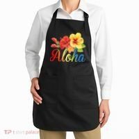 Aloha Floral Hawaiian Tropical Apron thumb 2