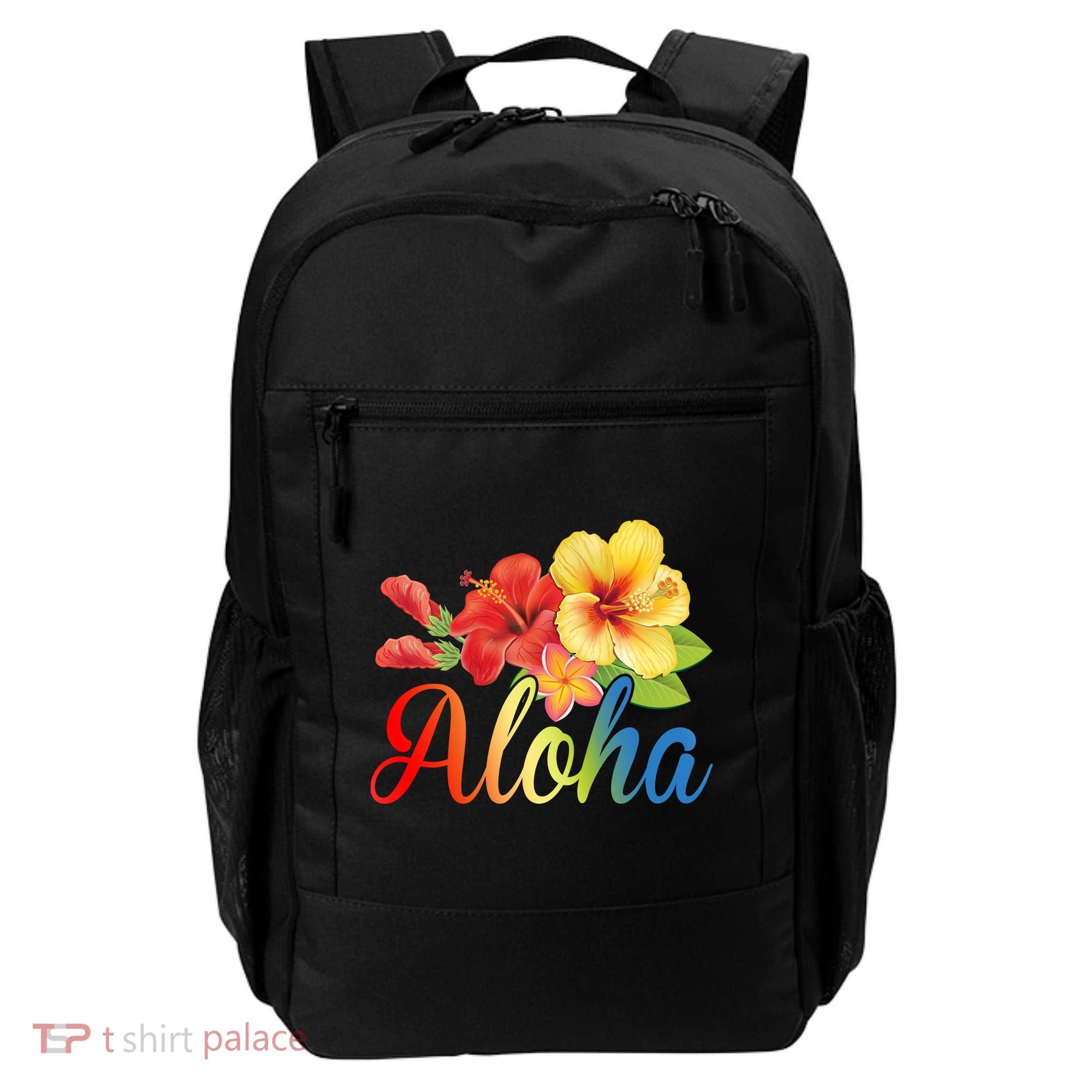 Aloha Floral Hawaiian Tropical Backpack