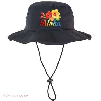 Aloha Floral Hawaiian Tropical Bucket Hat
