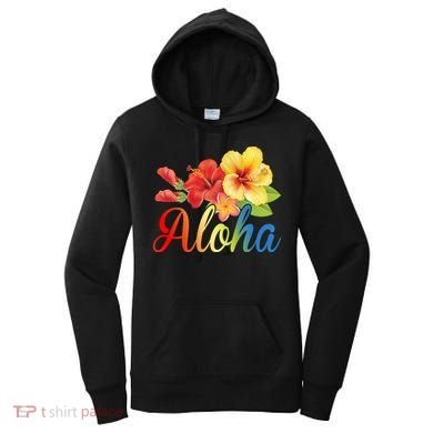 Aloha Floral Hawaiian Tropical Women's Hoodie